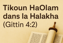 Tikoun HaOlam dans la Halakha
